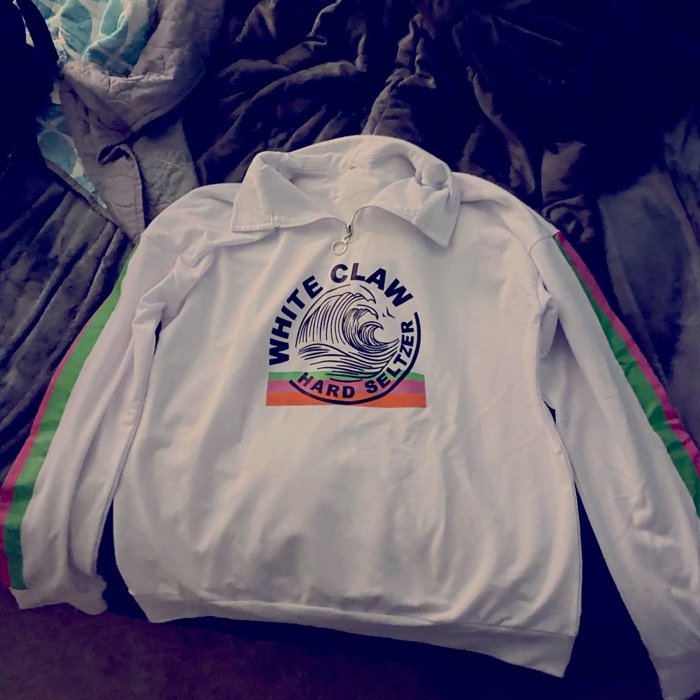 White Claw Zip Up